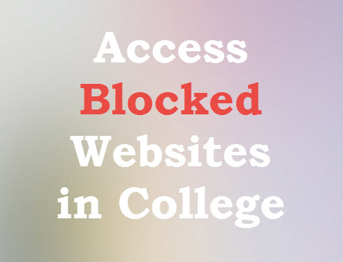 access blocked sites